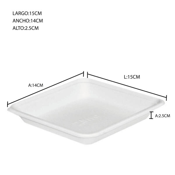 BANDEJA REPOSTERIA 15 x 14 x 2,5