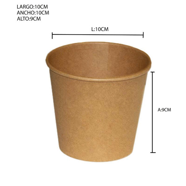 CONTENEDOR KRAFT 16 ONZAS