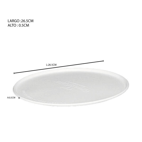 PLATO PARA PIZZA 26.5 x 0.5