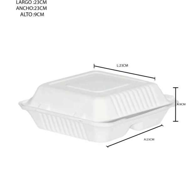 PORTAC. CUADRADO 23 x 23 x9
