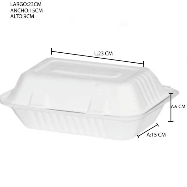 PORTC. RECTANG. 23 x 15 x 9 2/D