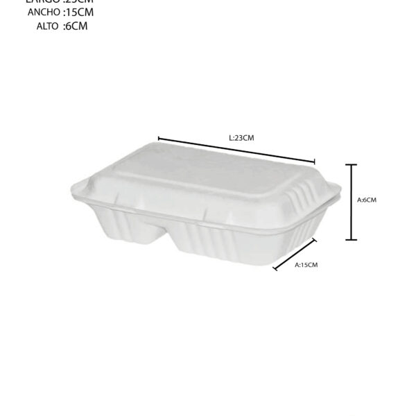 PORTAC. RECTANG. 23 x 15 x 6