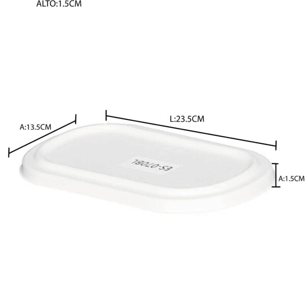 TAPA BANDEJA 23.5 x 13.5 cm