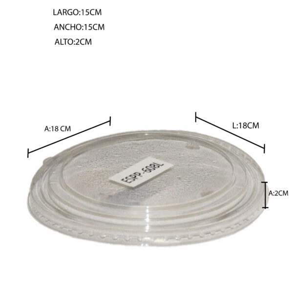 TAPA PET BOWL 1500ml Ø