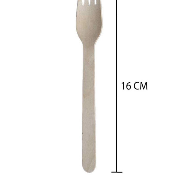 TENEDOR MADERA 16CM